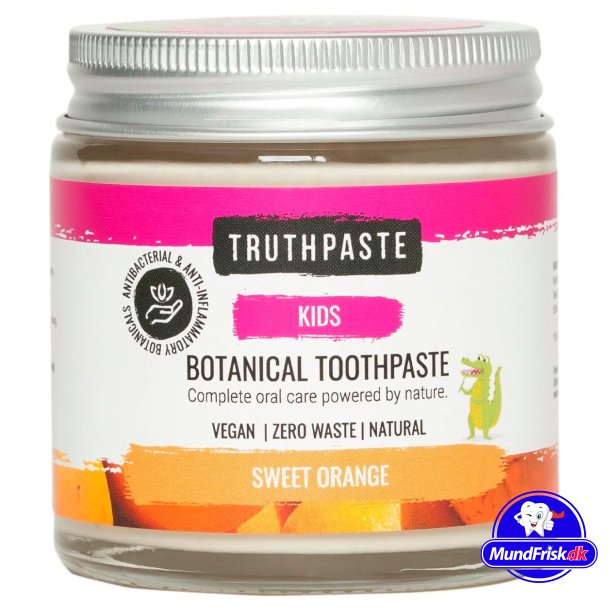 Nat&uuml;rliche Zahnpasta f&uuml;r Kinder Truthpaste Sweet Orange