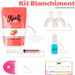 Keeth tannblekingssett Jordbr