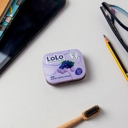 Zahnpasta/Mundsp&uuml;ltabletten Lolo Bio Tooth Balls GRAPE