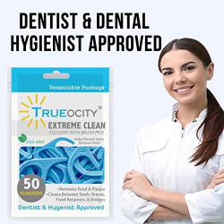 Tandtrds-bjler Trueocity Extreme Clean Flossers 50 stk.