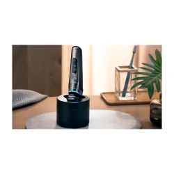 Philips S9000 Prestige SP9840/32 Barbermaskine med SkinIQ, Quick Clean Pod og Rejseetui