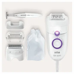 Braun Silk-�pil 5 Power 5-825P Epilator � Effektiv h�rborttagning med konstant str�m