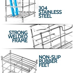 Tandkrm &amp; tandborsthllare Zulay Home Rostfritt Stl