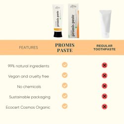 kologisk tannkrem Promis Paste Uten Fluor 75ml