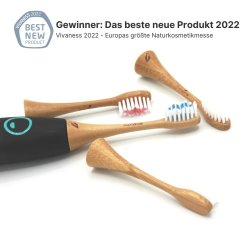 Bambusbrstehoder Bl + Rosa For Philips Sonicare Truemorrow MEDIUM