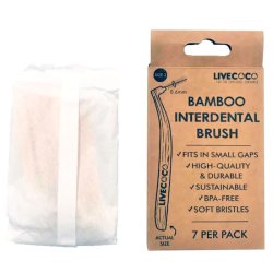 Hllbara rymdborstar LiveCoco Bamboo 0,60 mm