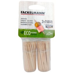 Tandstikker Tr 2 x 150 stk. Fackelmann Eco Friendly