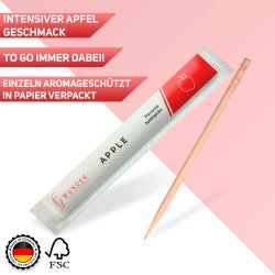 Wunder Tandstikker Apple 100 stk. Enkeltpakkede