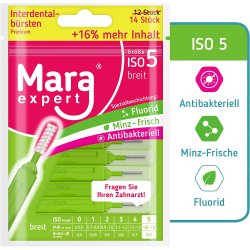 Mellemrumsbrster 14 stk. Mara Expert Premium 0.80 mm ISO 5 GRN