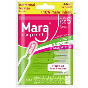 Mellemrumsbrster 14 stk. Mara Expert Premium 0.80 mm ISO 5 GRN