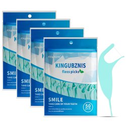 Tandtrdsbjler uden PFAS Kingubznis 50 stk. Floss Picks