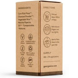 Bredygtig Tandtrd Georganics Charcoal Glasdispenser