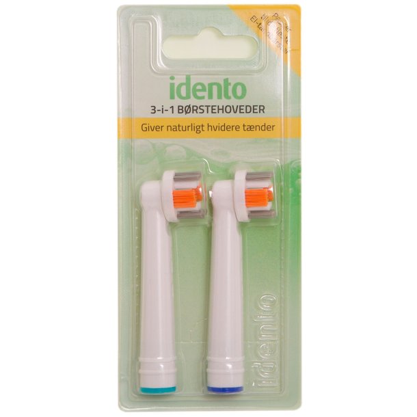 Idento 3-i-1 Brstehoveder Oral 3D White Kompatible