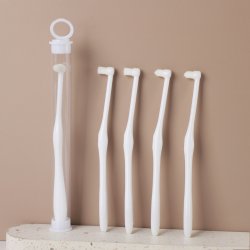 Dentadan Pets AngleBrush � brosse � dents inclin�e pour chiens et chats