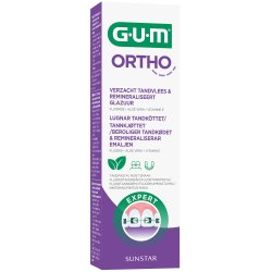 GUM Ortho Tandpasta Gel Med Fluor 75 ml