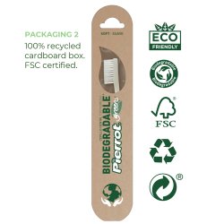 Bionedbrydelig Tandbrste Pierrot Green SOFT