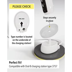 Silikonfodral f�r laddare till Oral-B elektriska tandborstar