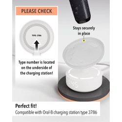 Silikonfodral f�r laddare till Oral-B elektriska tandborstar