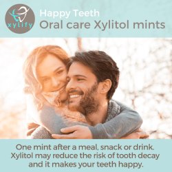 Xylitol sugtabletter XYLIFY Happy Teeth Mints Peppermint 245 st.