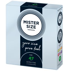 Mister Size Kondomer Pure Feel Extra Fine 3 stk. XS-XXXL