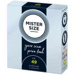 Mister Size Kondomer Pure Feel Extra Fine 3 stk. XS-XXXL