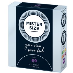 Mister Size Kondomer Pure Feel Extra Fine 3 stk. XS-XXXL