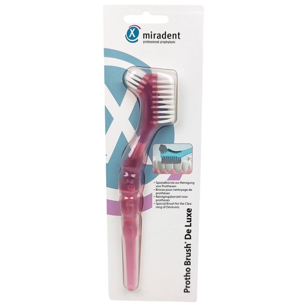 Proteseb�rste Miradent Protho Brush De Luxe PINK