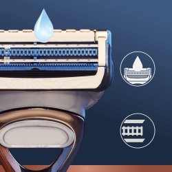 Gillette King C Razor Blades Neck &amp; Cheeks 3-pk.