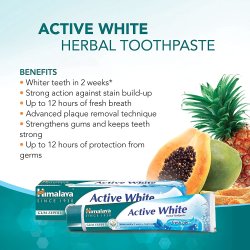 Himalaya Tandpasta Gum Expert Herbal Active White Fresh Gel 75 ml