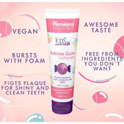 Naturlig Brnetandpasta HIMALAYA Kids Bubble Gum 80 g
