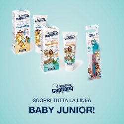 Munvatten fr barn Pasta del Capitano Plaque Remover 400 ml.