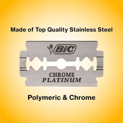 BIC Chrome Platinum Double Edge Barberblade 10 stk.