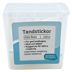 Plast Tandpetare Soft 100 st. Apoteksgruppen