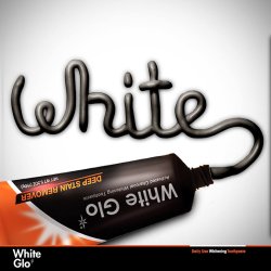 Tandblegning Tandpasta + Tandbrste White Glo CHARCOAL Deep Stain Remover 