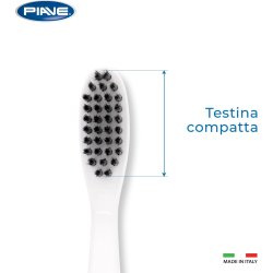 Whitening Charcoal Tandborste Piave Experience Active Carbon