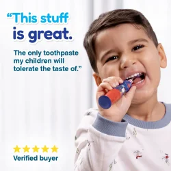 Brush-Baby Natural Blueberry Zahnpasta f�r Kinder ab 3 Jahren mit Xylitol (50 ml)
