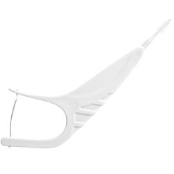 Dentadan Brush &amp; Floss Flosser Tandtrd + Brste til mellemrum 50 stk.