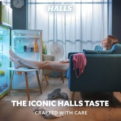 Halls Menthol Action Halstabletter Extra Stark 33,5 gr.