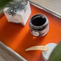 Naturlig kull tannkrem pulver BEN &amp; ANNA Xylitol 15g