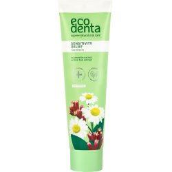 Naturlig Hydroxyapatite tandkrm ECODENTA Sensitivity Relief Kamomill &amp; Kryddnejlika 100 ml