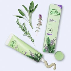 Naturlig Hydroxyapatite vxttandkrm ECODENTA MultiFunctional 100 ml