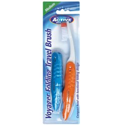 Reisetannbrster 2 pcs. ACTIVE Oral Care Voyager Folding 