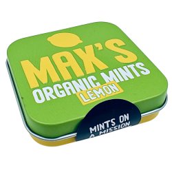kologiske Mintpastiller MAX`S Lemon Dse 35g