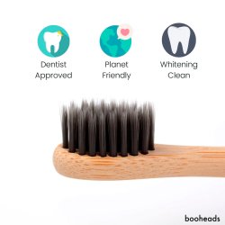 Booheads Bambus Charcoal Brstehoder For Philips 2 stk.