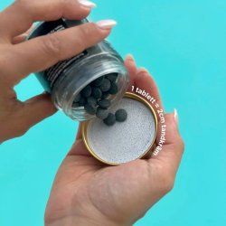 Tandkrm Tabletter GUMPEARL Charcoal Fluor Glas 248 st.