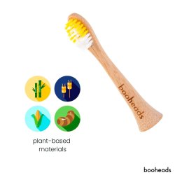 Booheads Bambus Brstehoveder Til Philips Bl+Gul