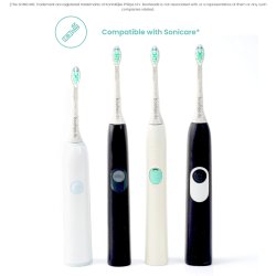 Plantebaserede Brstehoveder til Philips Sonicare BOOHEADS SoniBio 4 stk.