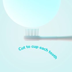 Borsthuvuden till Ordo Sonic Kids Uppladdningsbar eltandborste fr barn 4 st. White