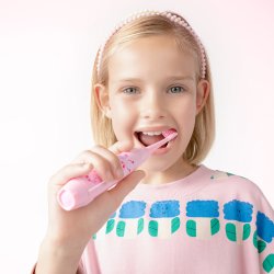 Borsthuvuden till Ordo Sonic Battery Elektriska tandborstar fr barn 2 st. Squishmallows Auggie