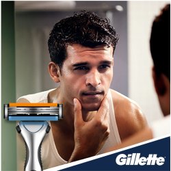 Gillette Sensor 3 Barberskraber Inkl. 6 Barberblade